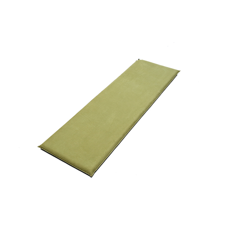 HF-M004 5cm Suede Comfort Outdoor Self Inflating Mats Camping Sleeping Pad 
