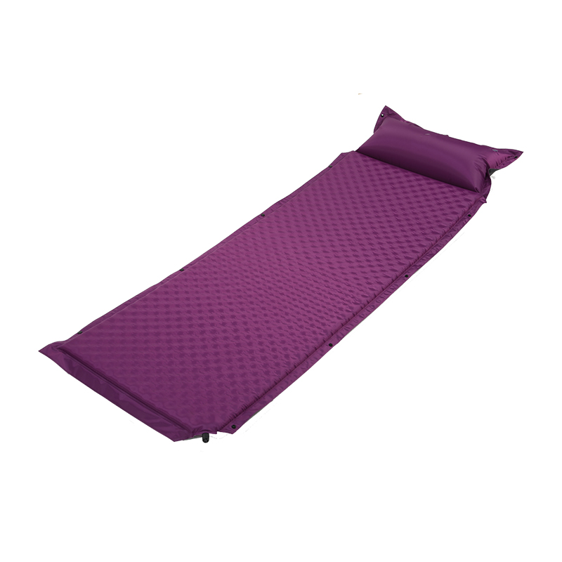 HF-A001 Automatic 3 Season Inflatable Camping Mattress With Pillow Ultralight Small Pack Sleeping Pad For Hiking, Trekking, Mountain