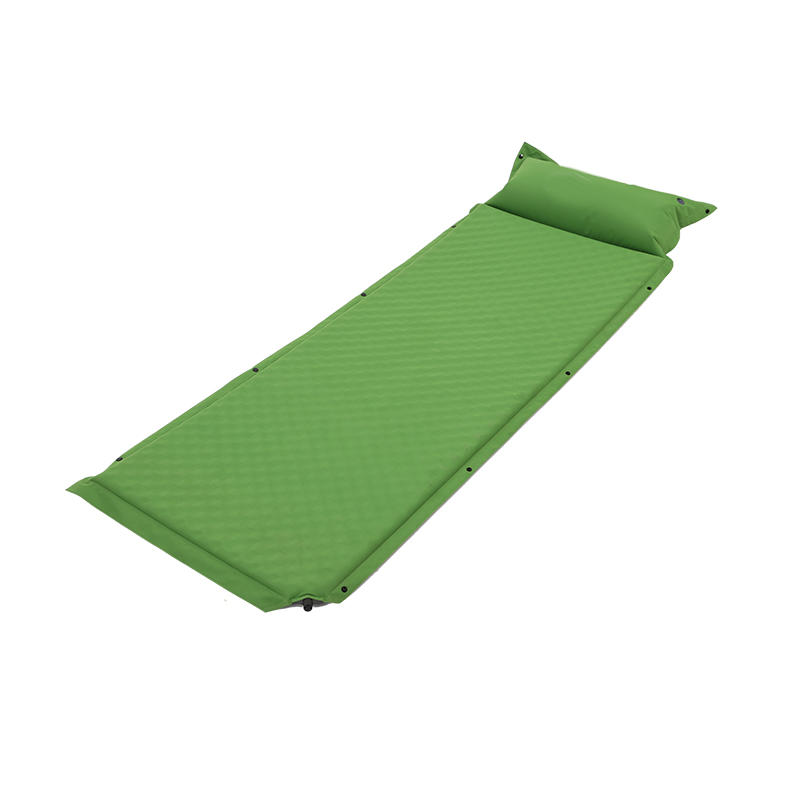HF-A001 Automatic 3 Season Inflatable Camping Mattress With Pillow Ultralight Small Pack Sleeping Pad For Hiking, Trekking, Mountain