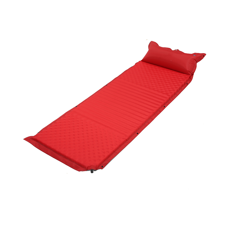 HF-A001 Automatic 3 Season Inflatable Camping Mattress With Pillow Ultralight Small Pack Sleeping Pad For Hiking, Trekking, Mountain