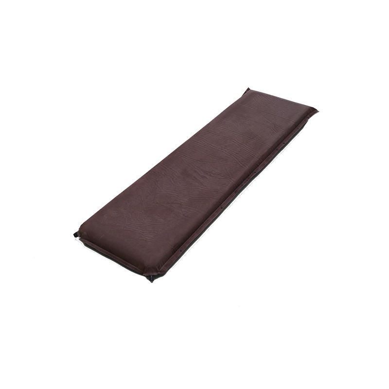 HF-M334 10cm Micro Suede Self-Inflating Sleeping Pad Comfortable Thick Camping Hiking Mat