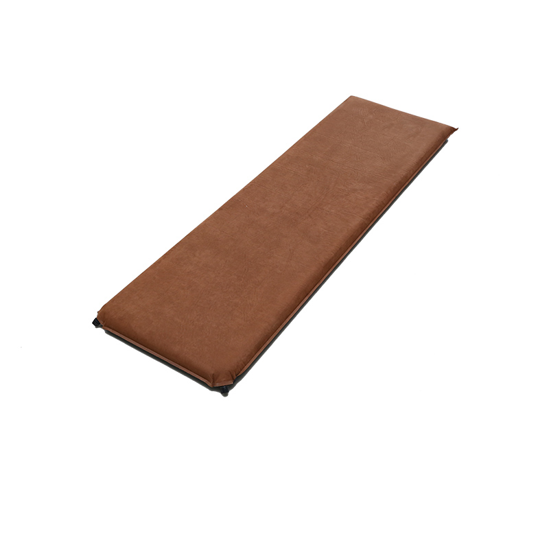 HF-M004 5cm Suede Comfort Outdoor Self Inflating Mats Camping Sleeping Pad