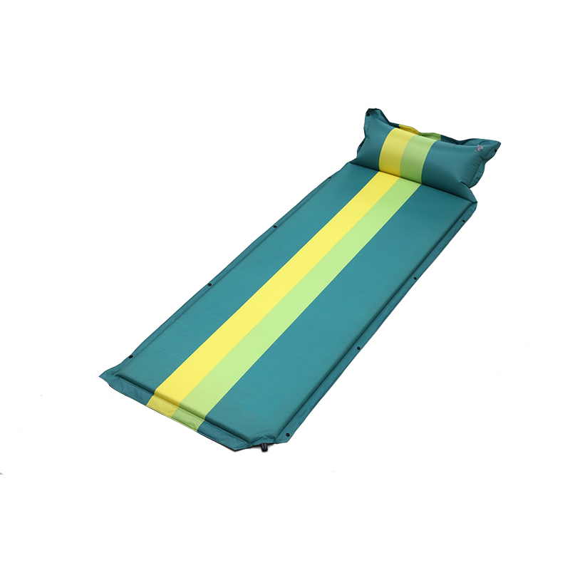 HF-A001 Automatic 3 Season Inflatable Camping Mattress With Pillow Ultralight Small Pack Sleeping Pad For Hiking, Trekking, Mountain