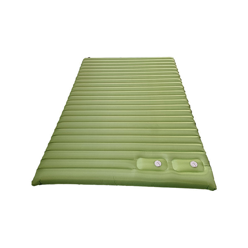 How do you clean and maintain an air sleeping pad to ensure its longevity?