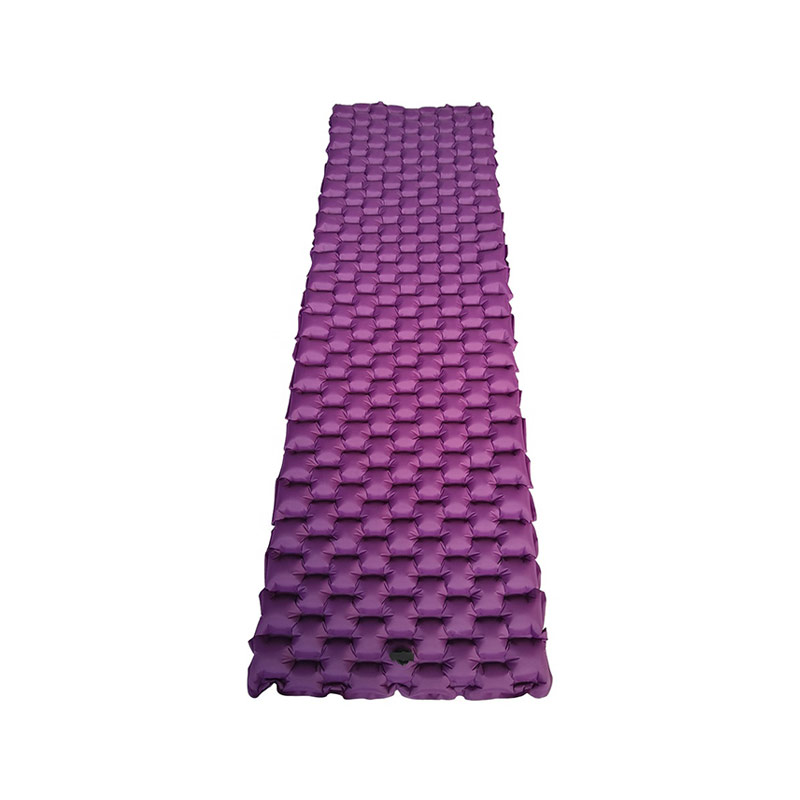 HF-E007 Ultralight 40D Nylon Portable Air Cell Inflatable Sleeping Pad Compact Tourism Camping Mat