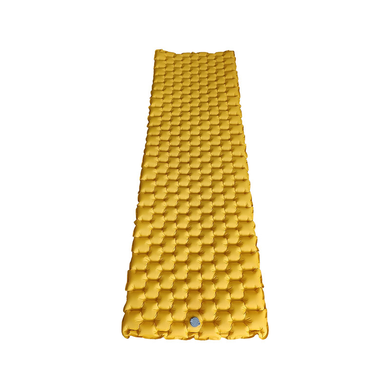 HF-E007 Ultralight 40D Nylon Portable Air Cell Inflatable Sleeping Pad Compact Tourism Camping Mat