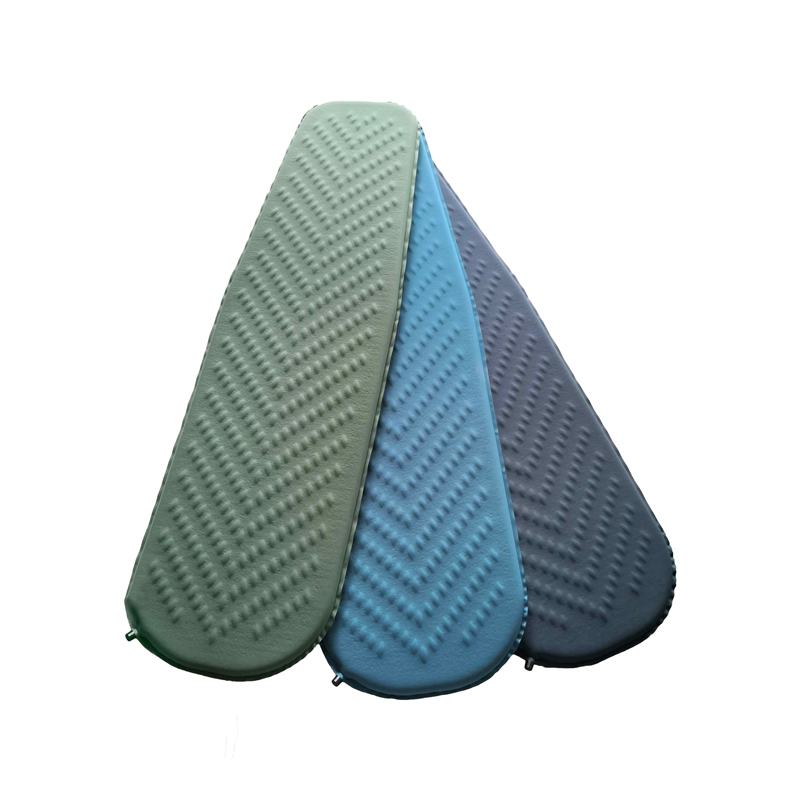 HF-T430 TPU fully bonded 1.5" thick ultralight backpack sleeping pad hiking mat